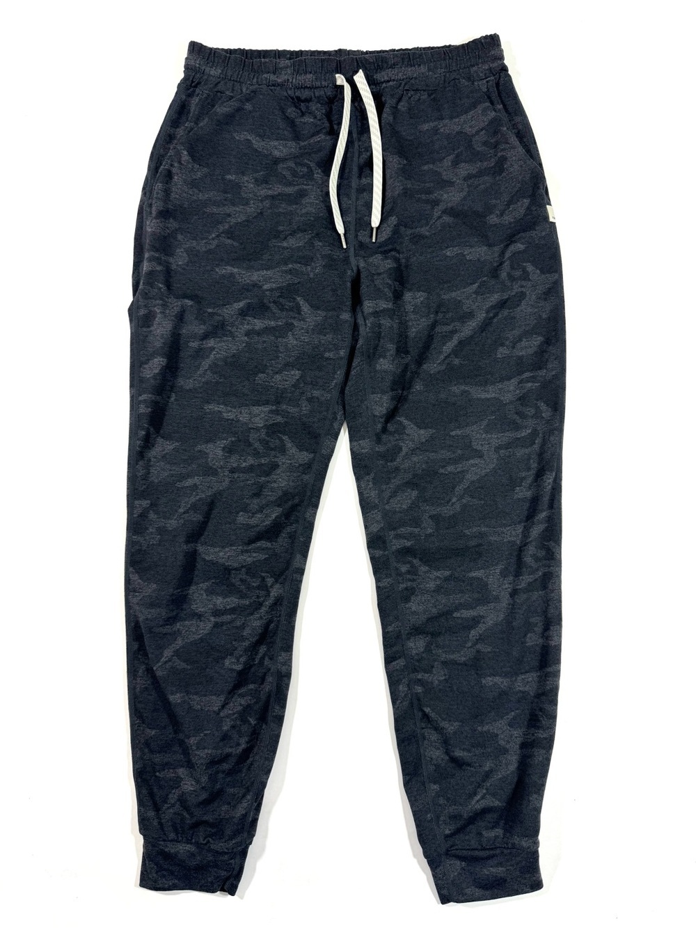 Vuori Performance Jogger Pants Black Grey Camouflage